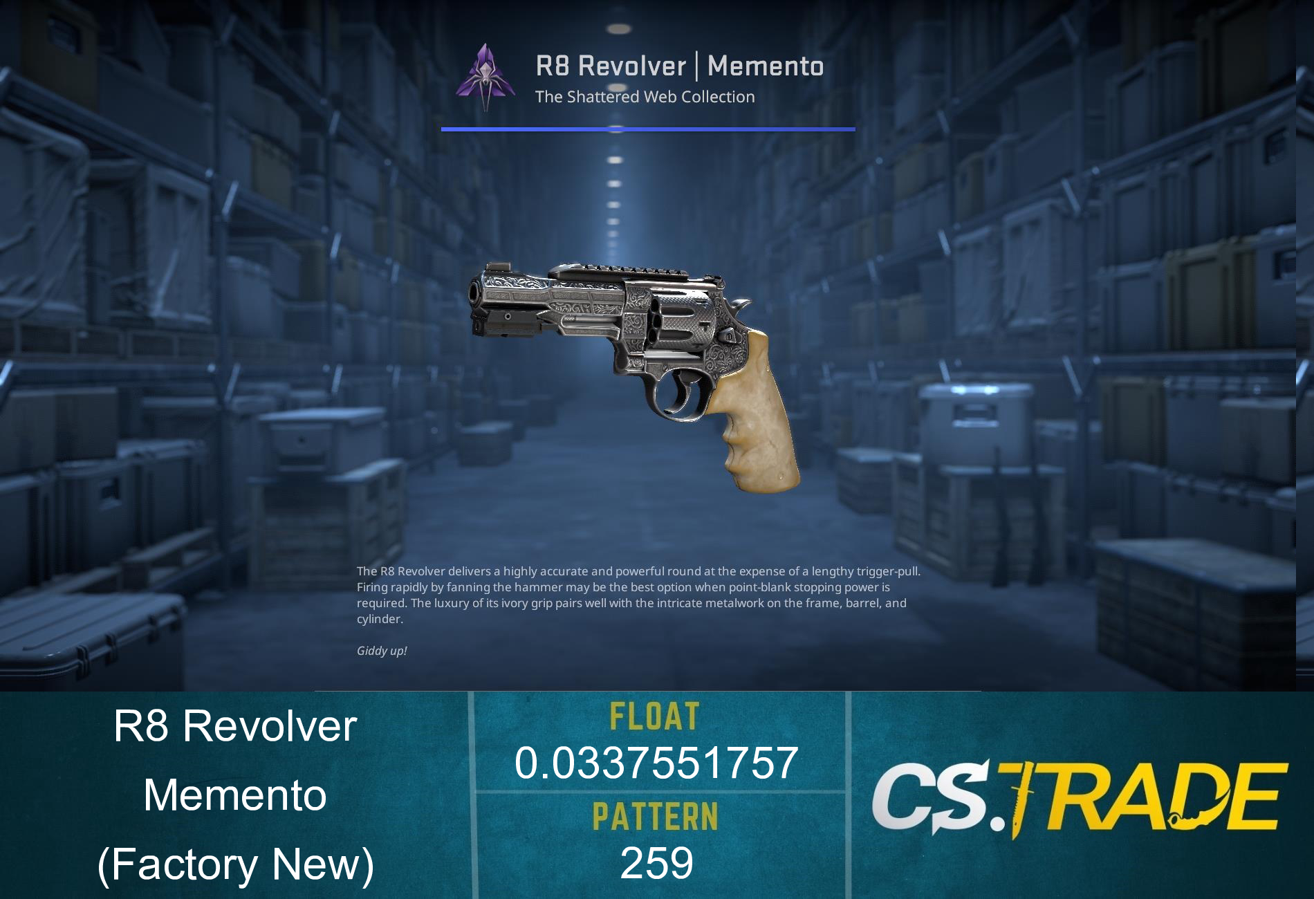 R8 Revolver | Memento (Factory New)