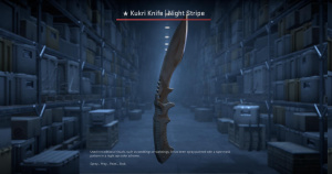 ★ Kukri Knife | Night Stripe (Minimal Wear) Screenshot