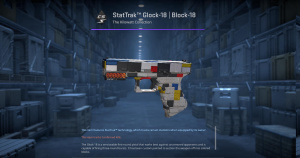 StatTrak™ Glock-18 | Block-18 (Factory New) Screenshot