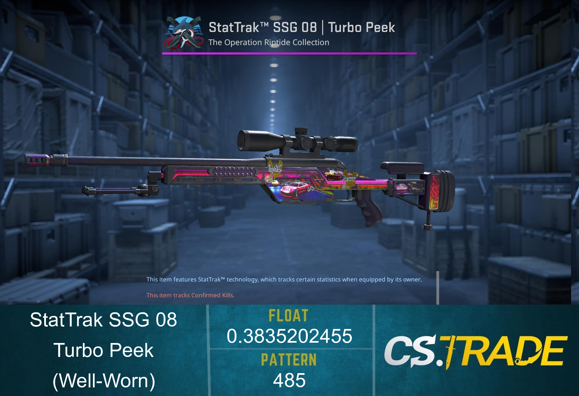StatTrak™ SSG 08 | Turbo Peek (Well-Worn) Screenshot