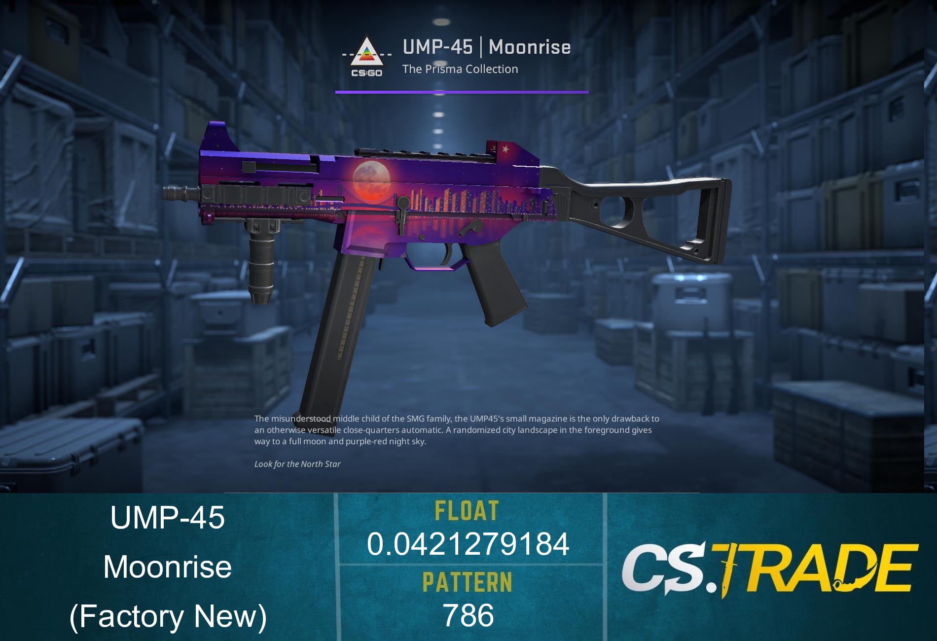 UMP-45 | Moonrise (Factory New) Screenshot