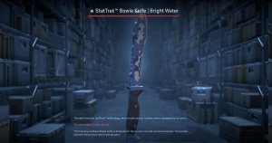 ★ StatTrak™ Bowie Knife | Bright Water (Minimal Wear) Screenshot