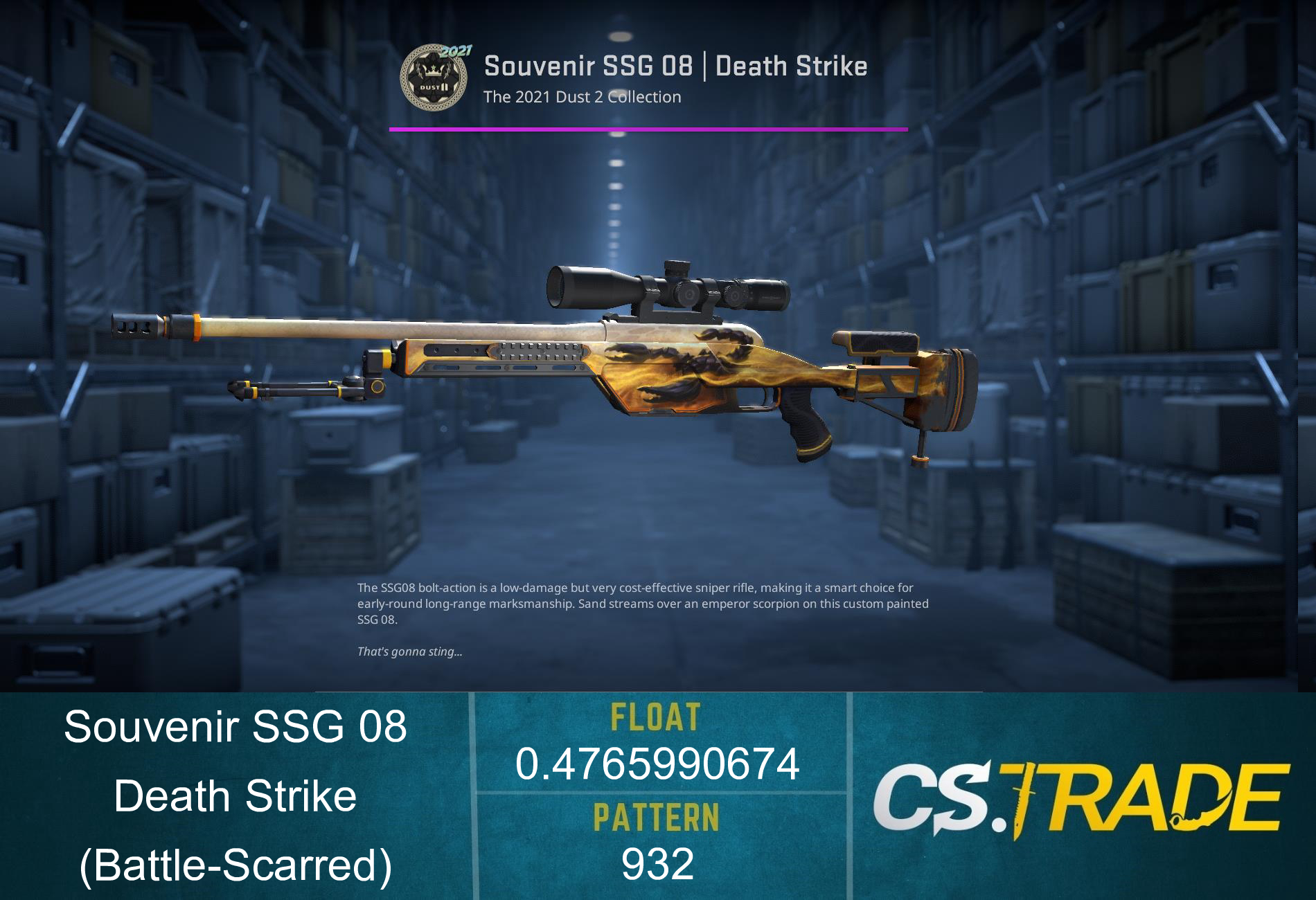 SSG 08 | Death Strike (Factory New) Screenshot