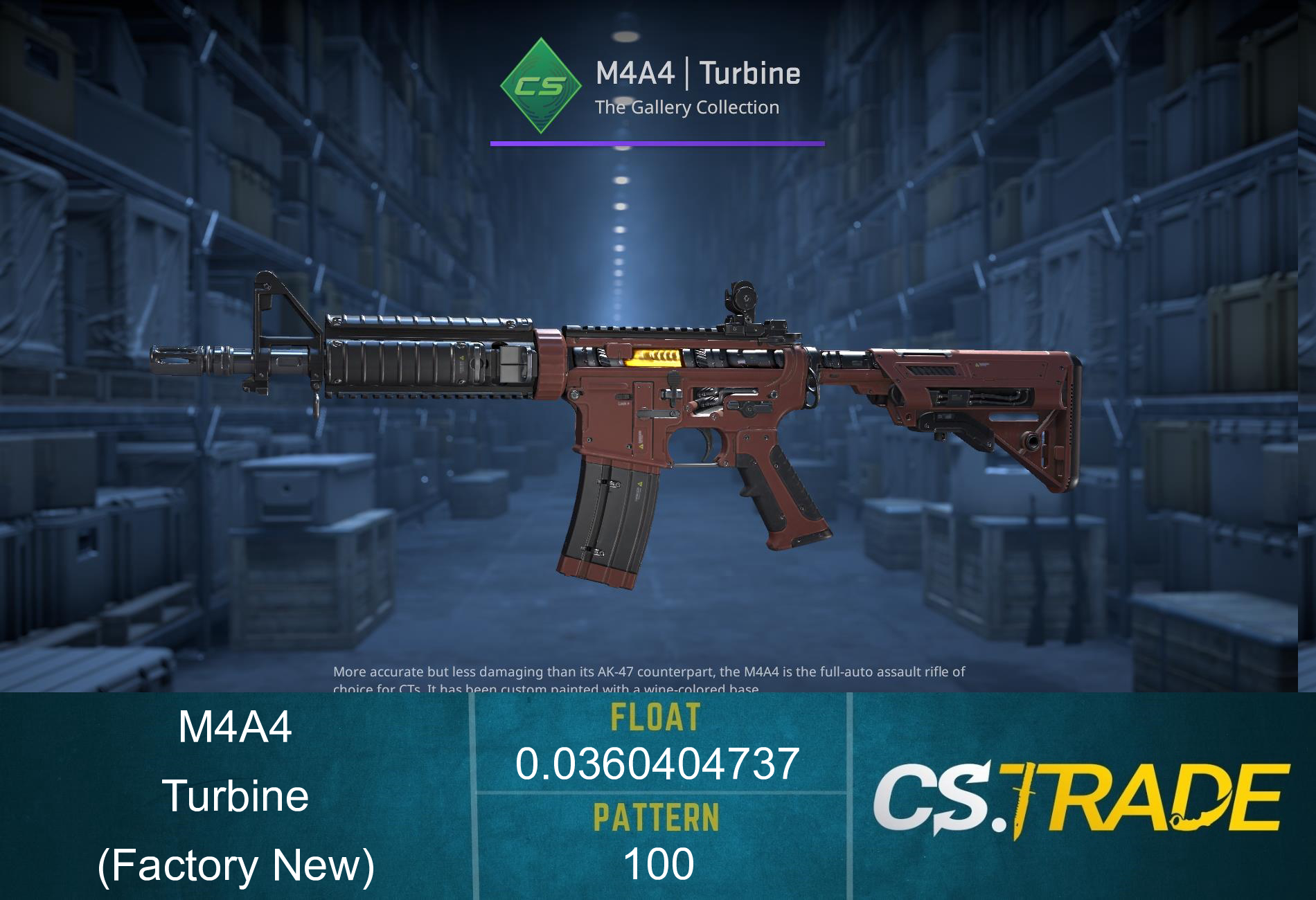 M4A4 | Turbine (Factory New) Screenshot