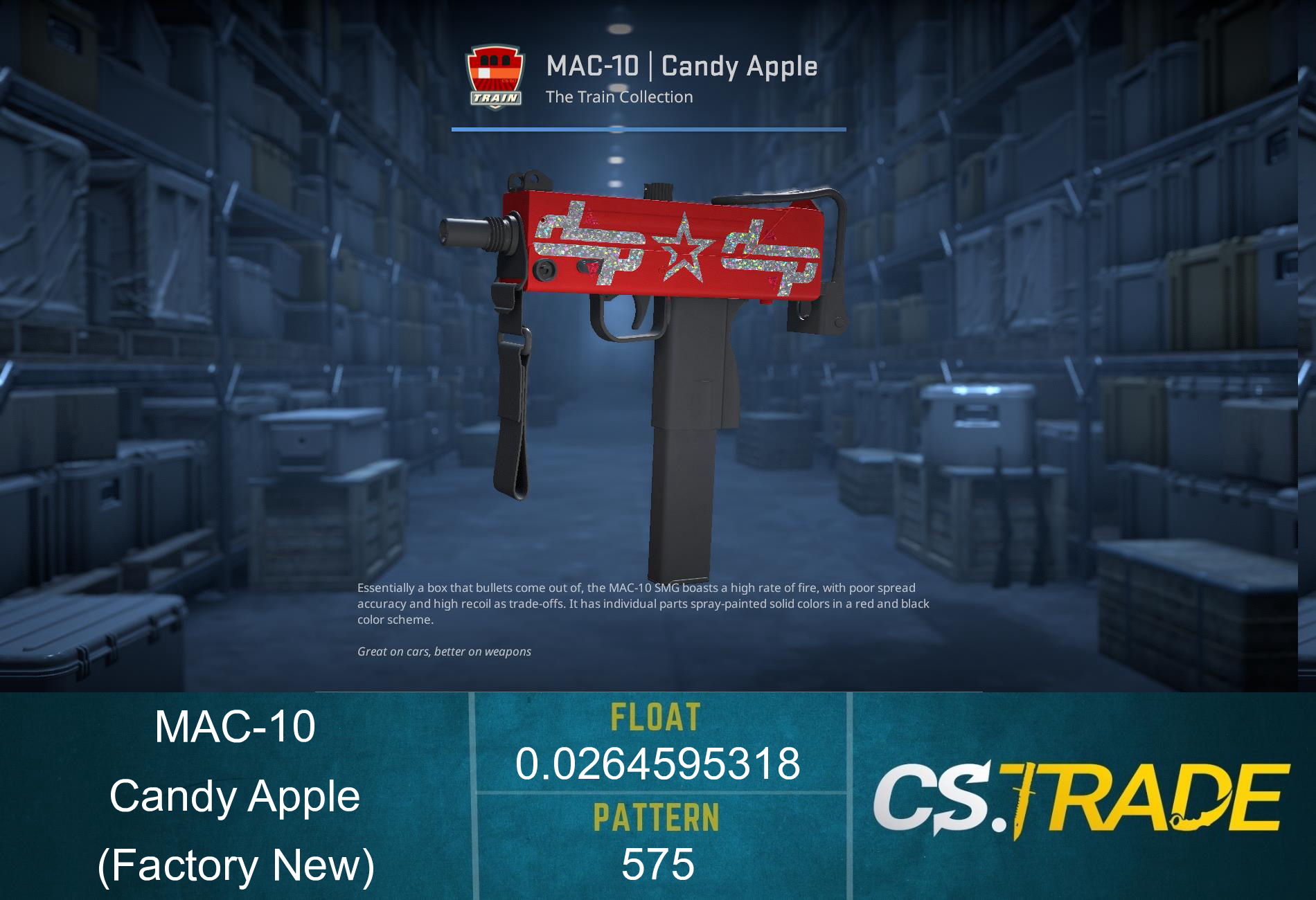 MAC-10 | Candy Apple (Factory New) Screenshot