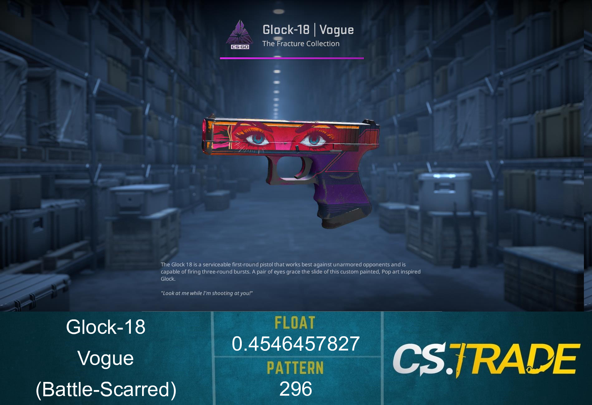 Glock-18 | Vogue (Battle-Scarred) Screenshot