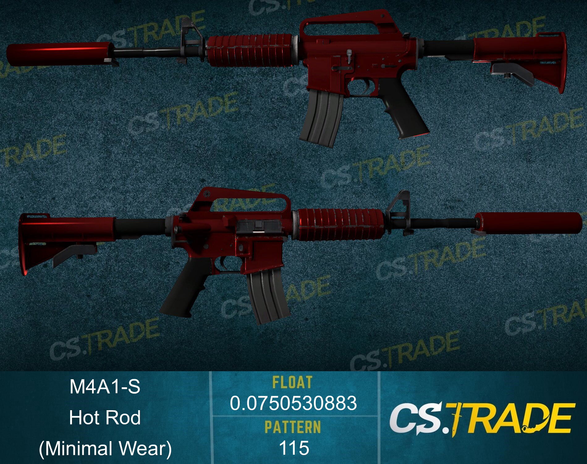 M4A1-S | Hot Rod (Minimal Wear) Screenshot
