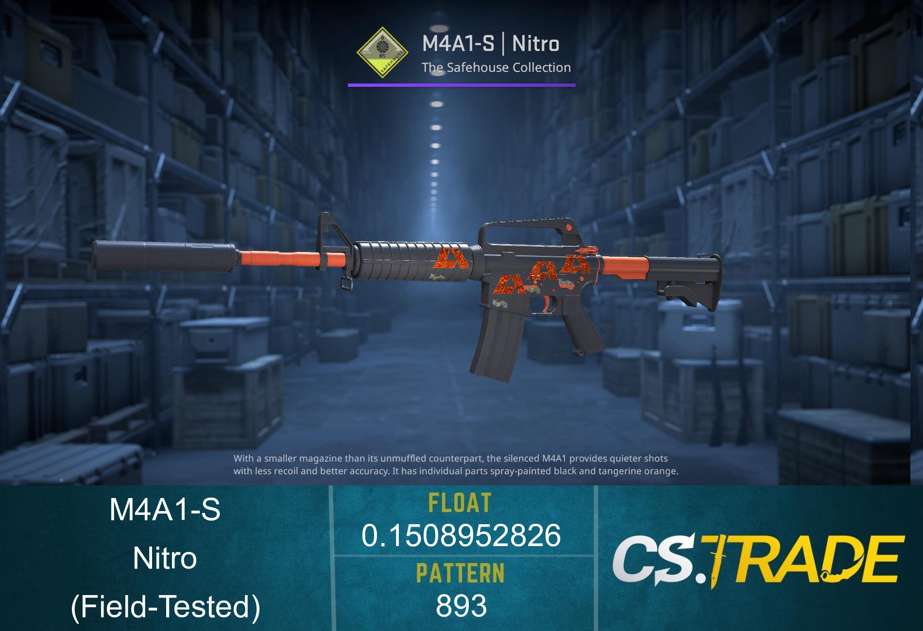 M4A1-S | Nitro (Field-Tested) Screenshot