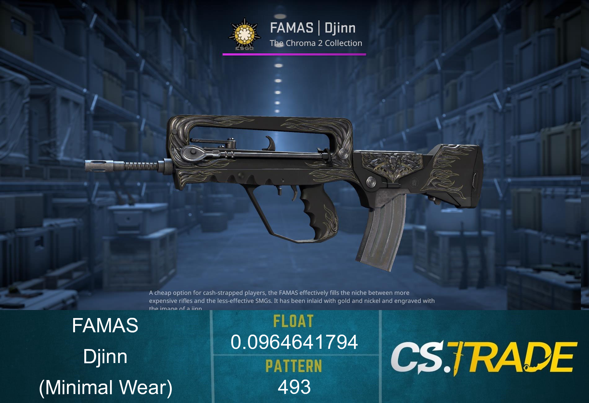 FAMAS | Djinn (Minimal Wear) Screenshot