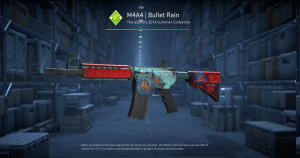 M4A4 | Bullet Rain (Field-Tested) Screenshot