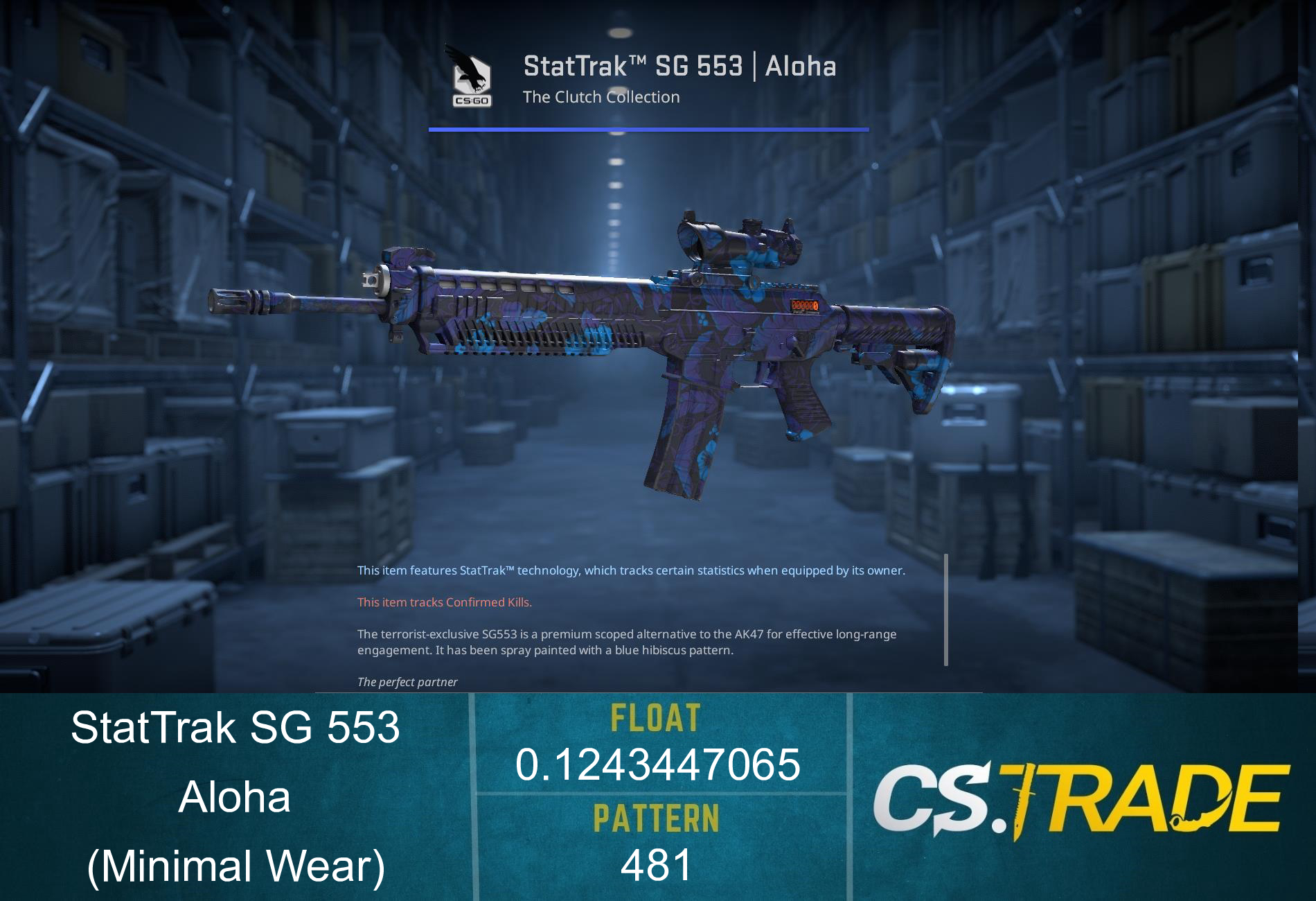 SG 553 | Aloha (Factory New) Screenshot