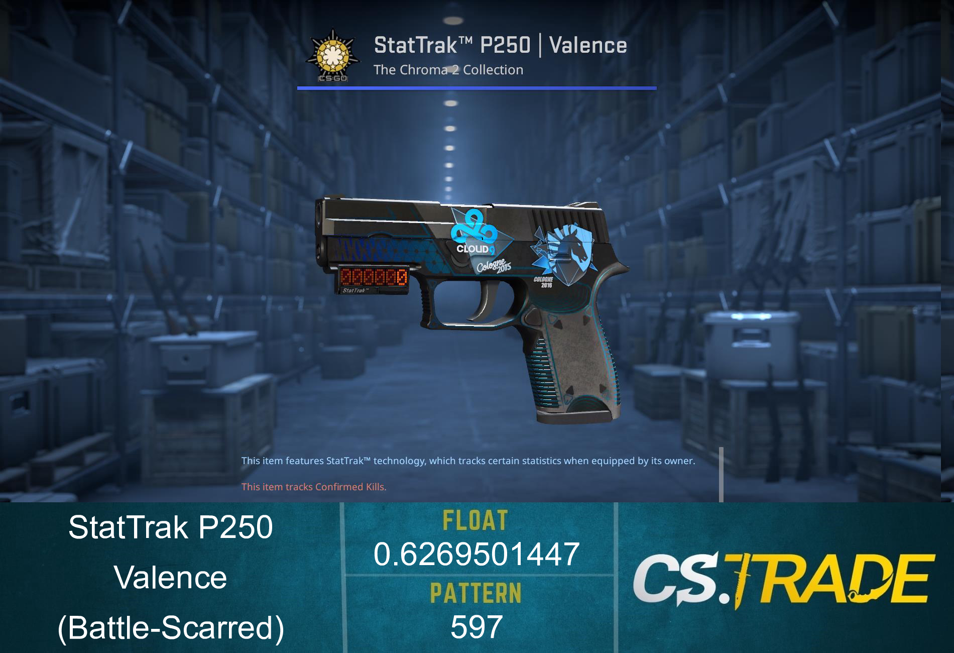 StatTrak™ P250 | Valence (Battle-Scarred) Screenshot