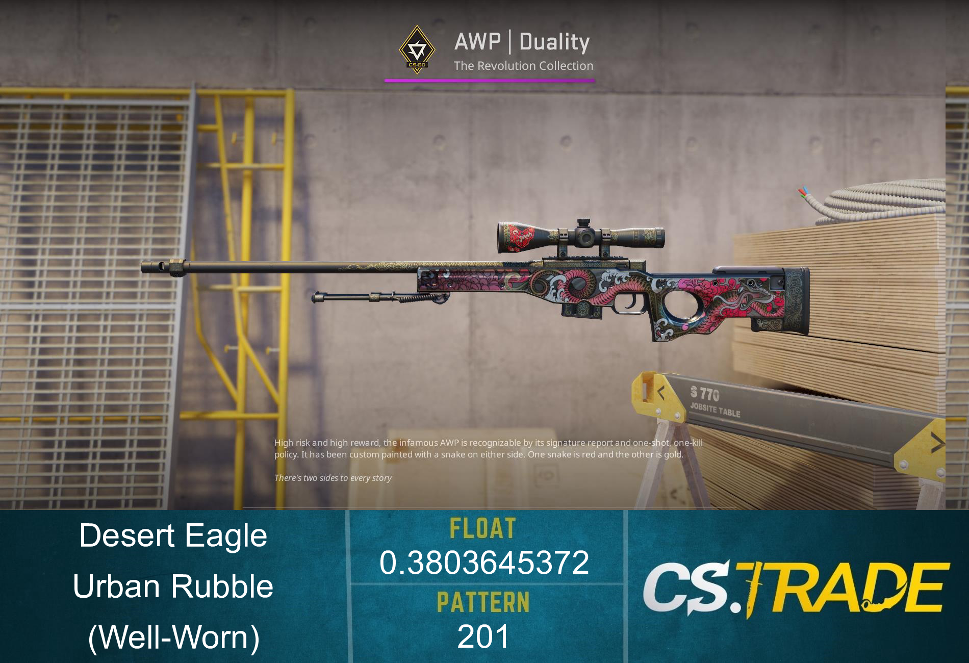 Desert Eagle | Urban Rubble (Well-Worn) Screenshot