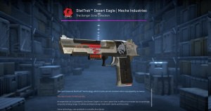 StatTrak™ Desert Eagle | Mecha Industries (Battle-Scarred) Screenshot