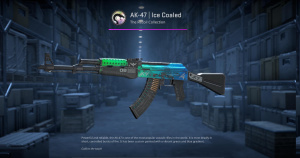 AK-47 | Ice Coaled (Well-Worn) Screenshot