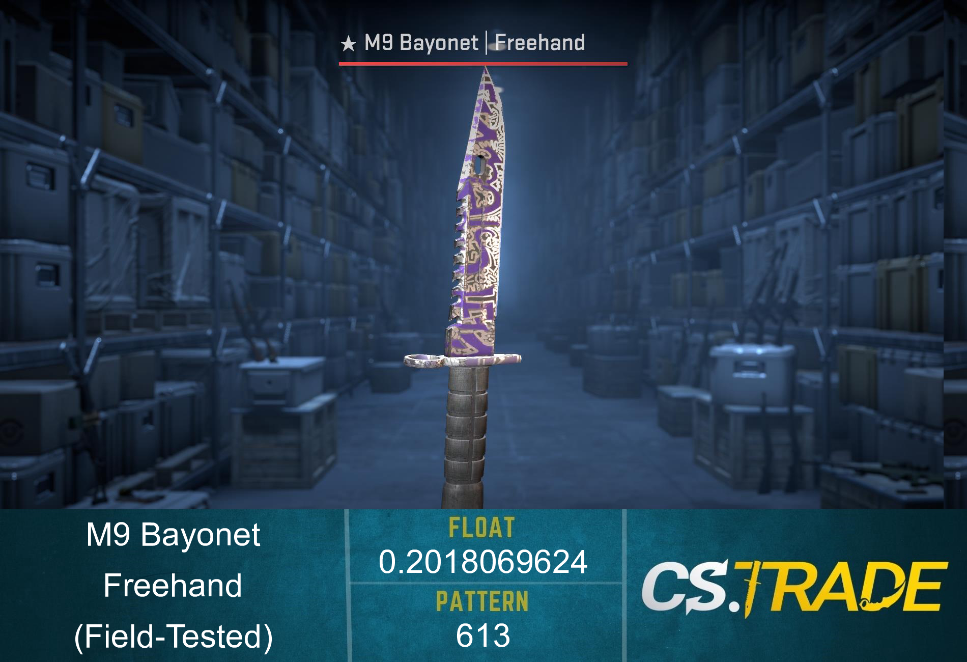★ M9 Bayonet | Freehand (Field-Tested) Screenshot