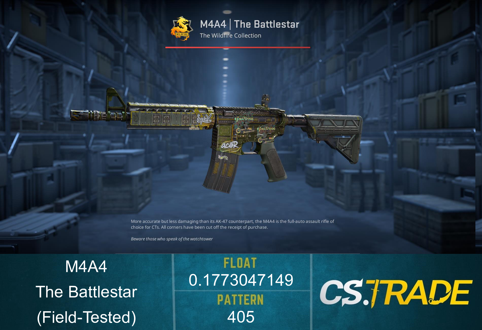 M4A4 | The Battlestar (Field-Tested) Screenshot