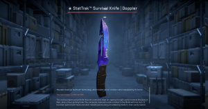 ★ StatTrak™ Survival Knife | Doppler Sapphire (Factory New) Screenshot