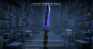 ★ StatTrak™ Bowie Knife | Doppler Sapphire (Factory New) Screenshot