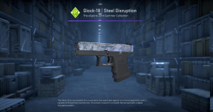 Glock-18 | Steel Disruption (Minimal Wear) Screenshot