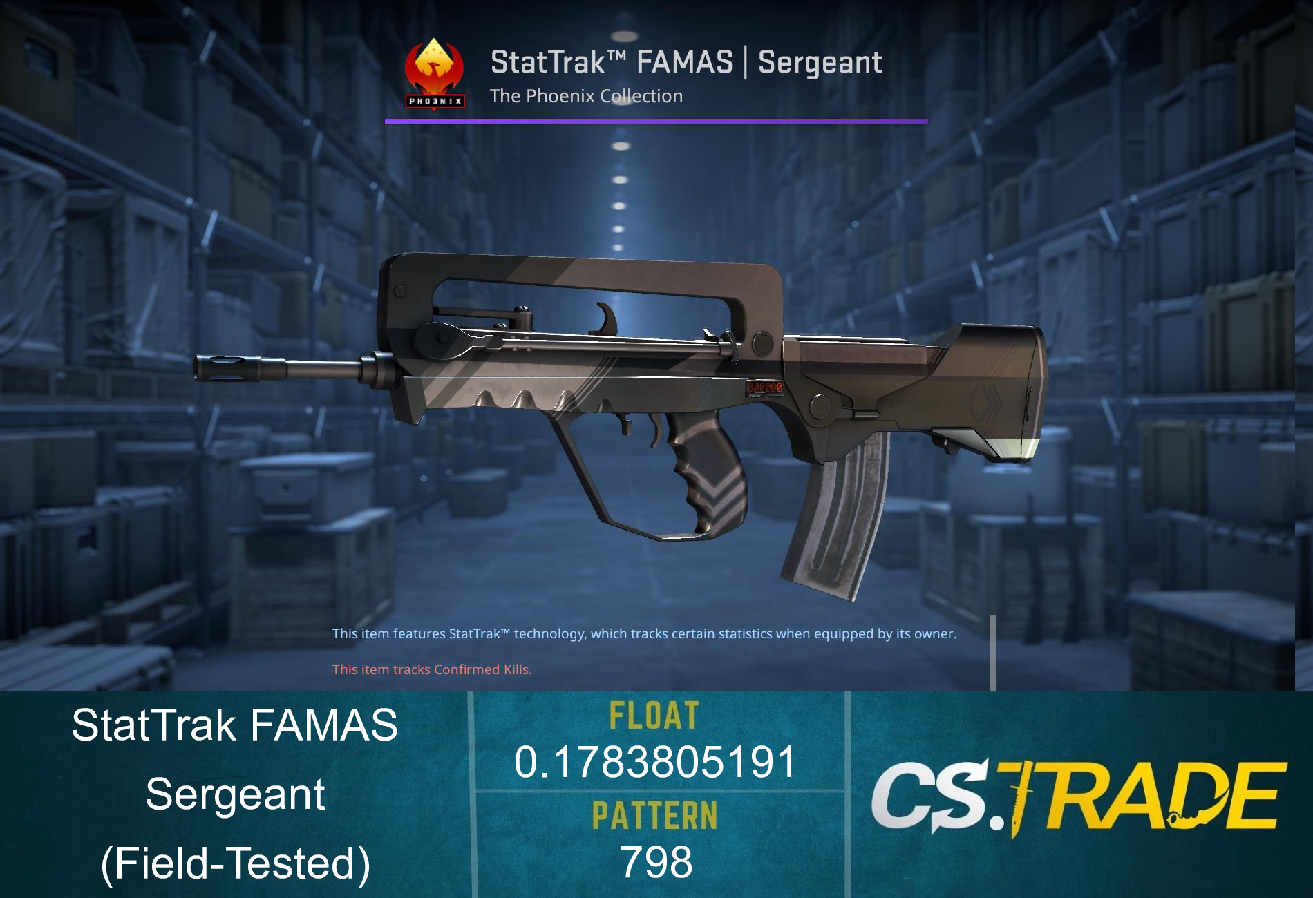 StatTrak™ FAMAS | Sergeant (Field-Tested) Screenshot