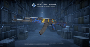 AK-47 | Blue Laminate (Field-Tested) Screenshot