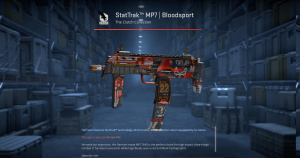 StatTrak™ MP7 | Bloodsport (Battle-Scarred) Screenshot