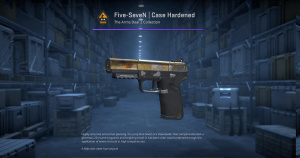 Five-SeveN | Case Hardened (Battle-Scarred) Screenshot