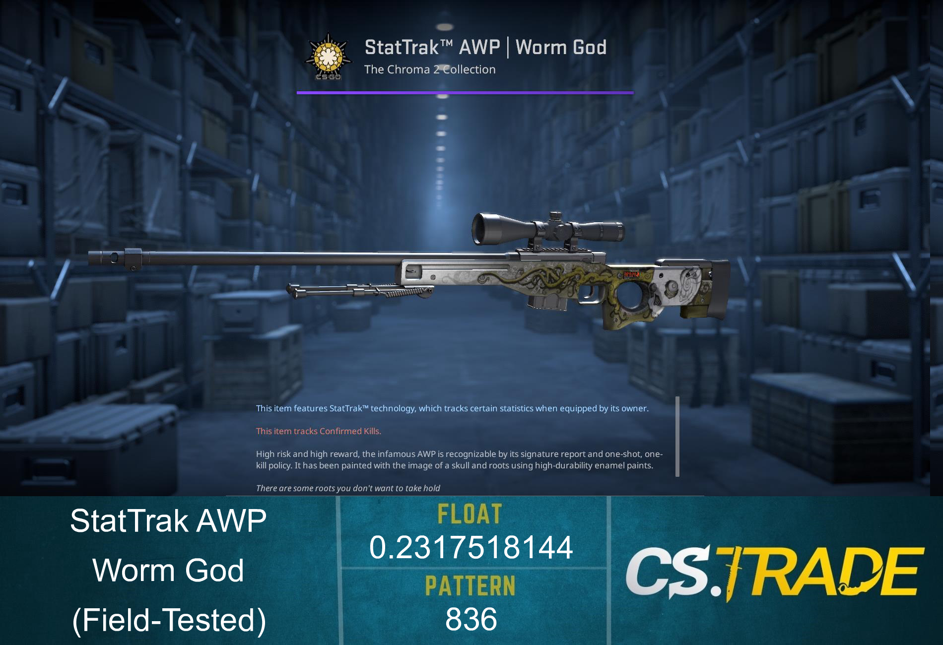 AWP | Worm God (Field-Tested) Screenshot