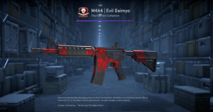 M4A4 | Evil Daimyo (Well-Worn) Screenshot