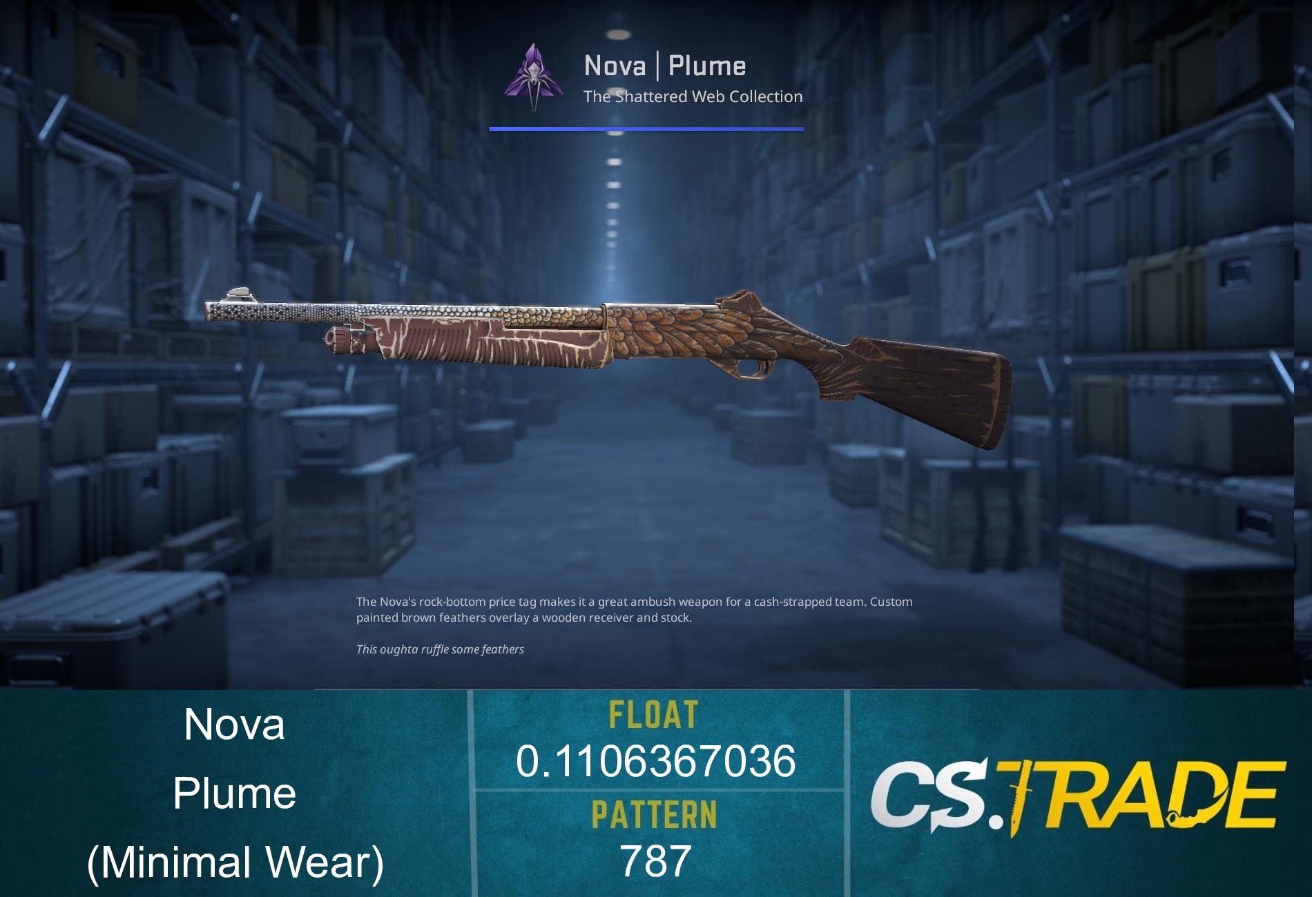 Nova | Plume (Factory New) Screenshot