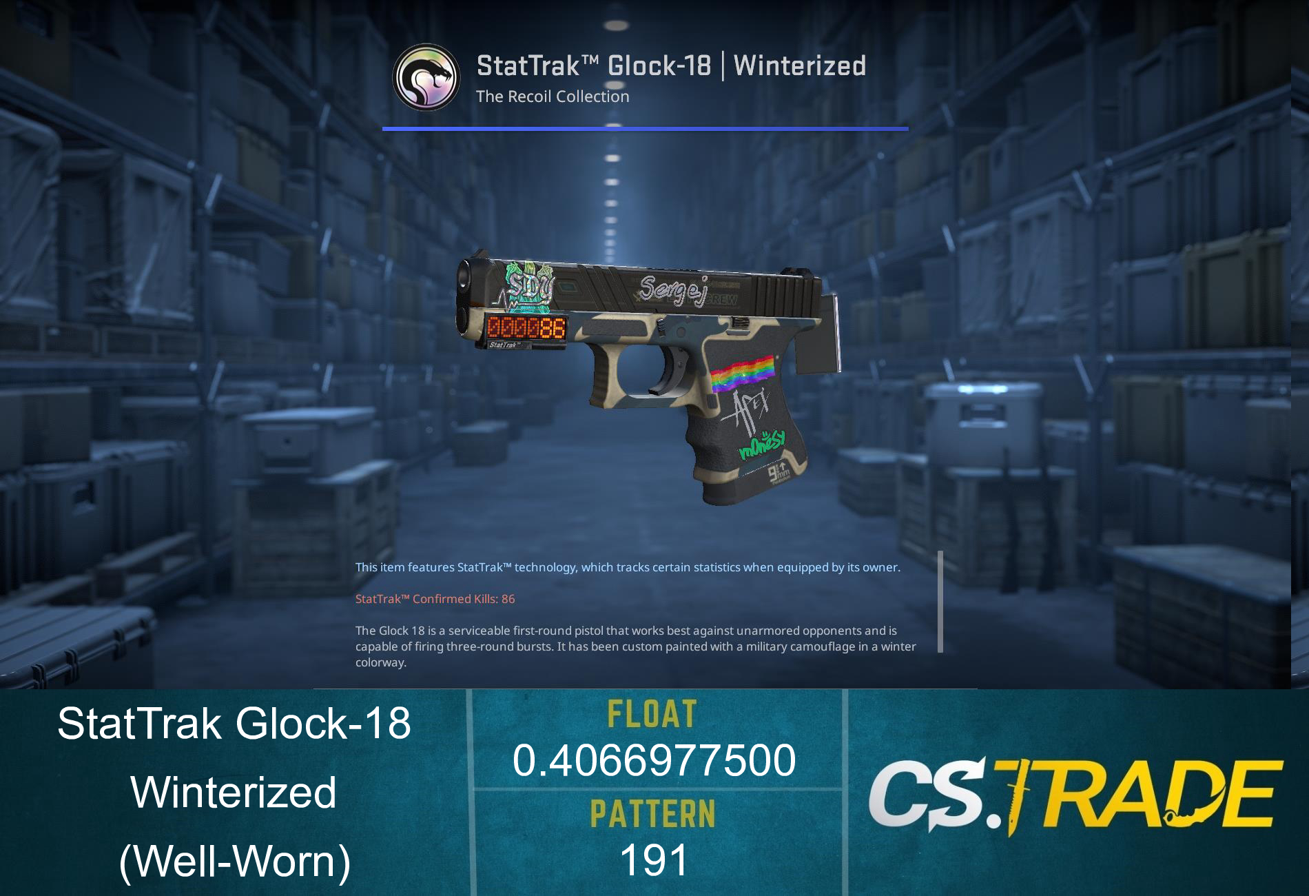 Glock-18 | Winterized (Factory New) Screenshot