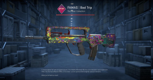 FAMAS | Bad Trip (Battle-Scarred) Screenshot
