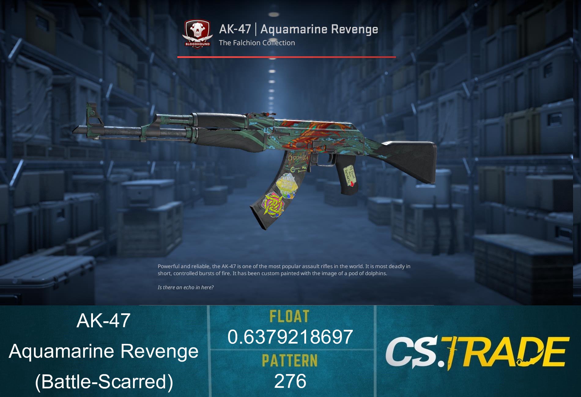 AK-47 | Aquamarine Revenge (Battle-Scarred)