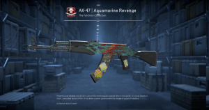 AK-47 | Aquamarine Revenge (Battle-Scarred) Screenshot