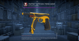 StatTrak™ CZ75-Auto | Yellow Jacket (Field-Tested) Screenshot