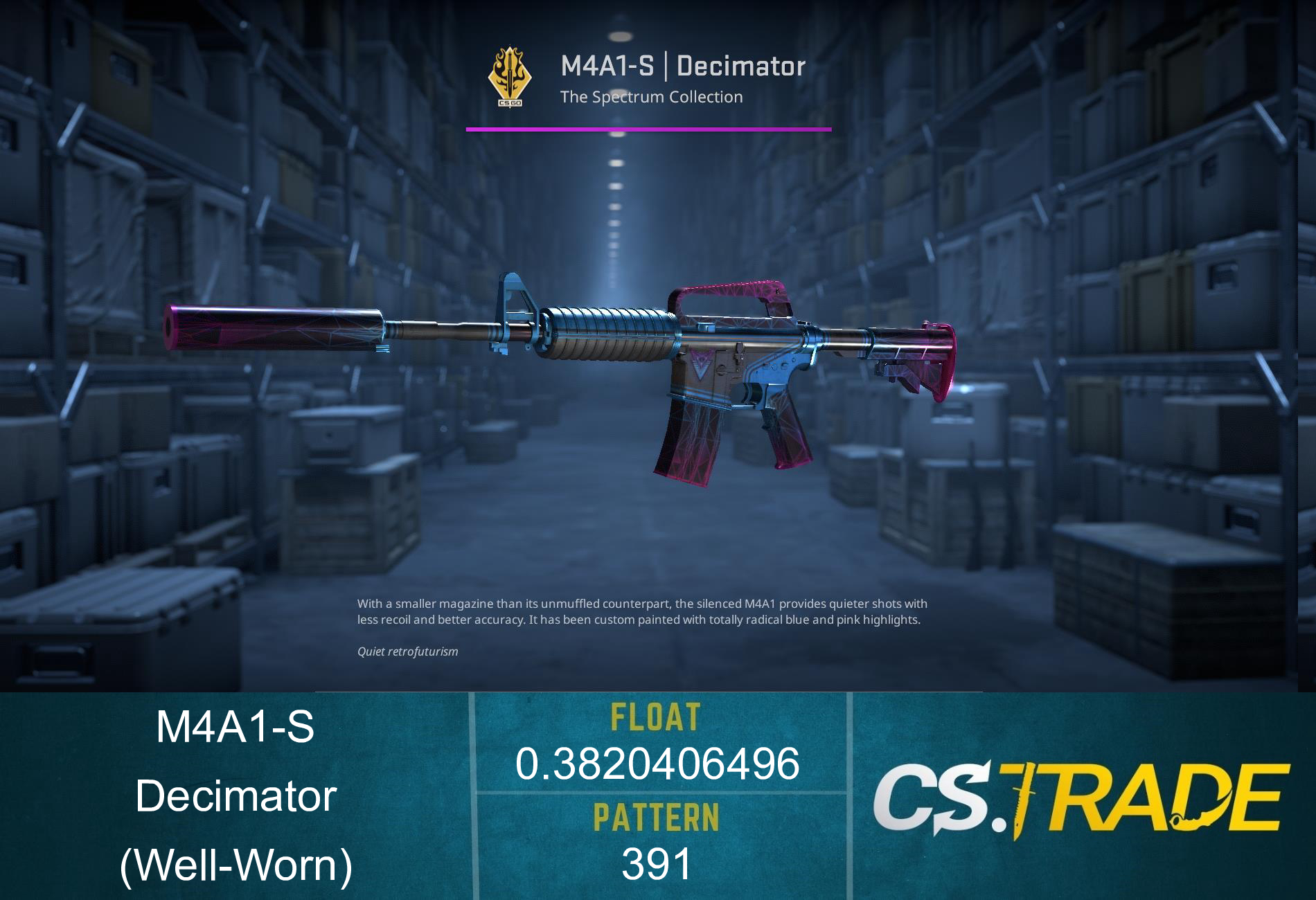 M4A1-S | Decimator (Well-Worn)