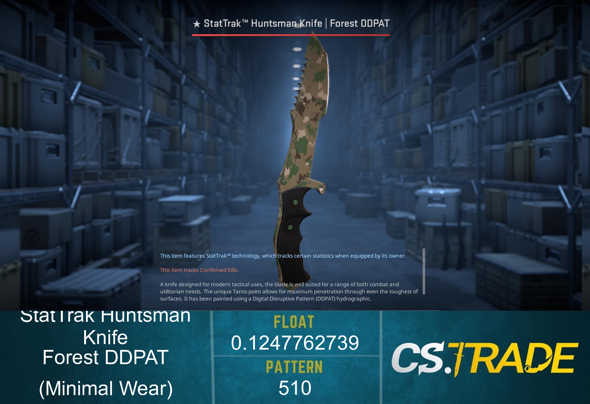 ★ Huntsman Knife | Forest DDPAT (Factory New) Screenshot