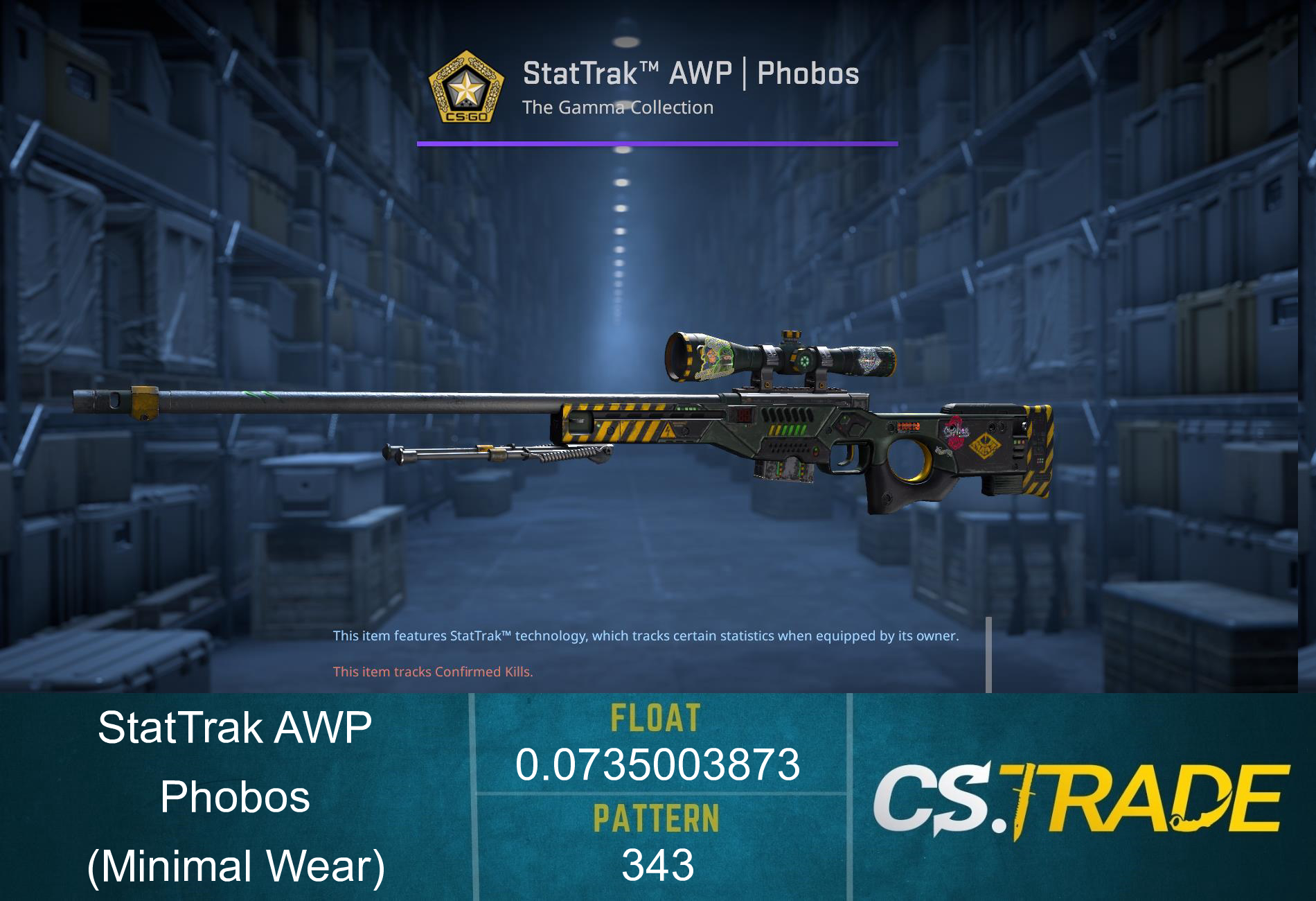 AWP | Phobos (Minimal Wear) Screenshot