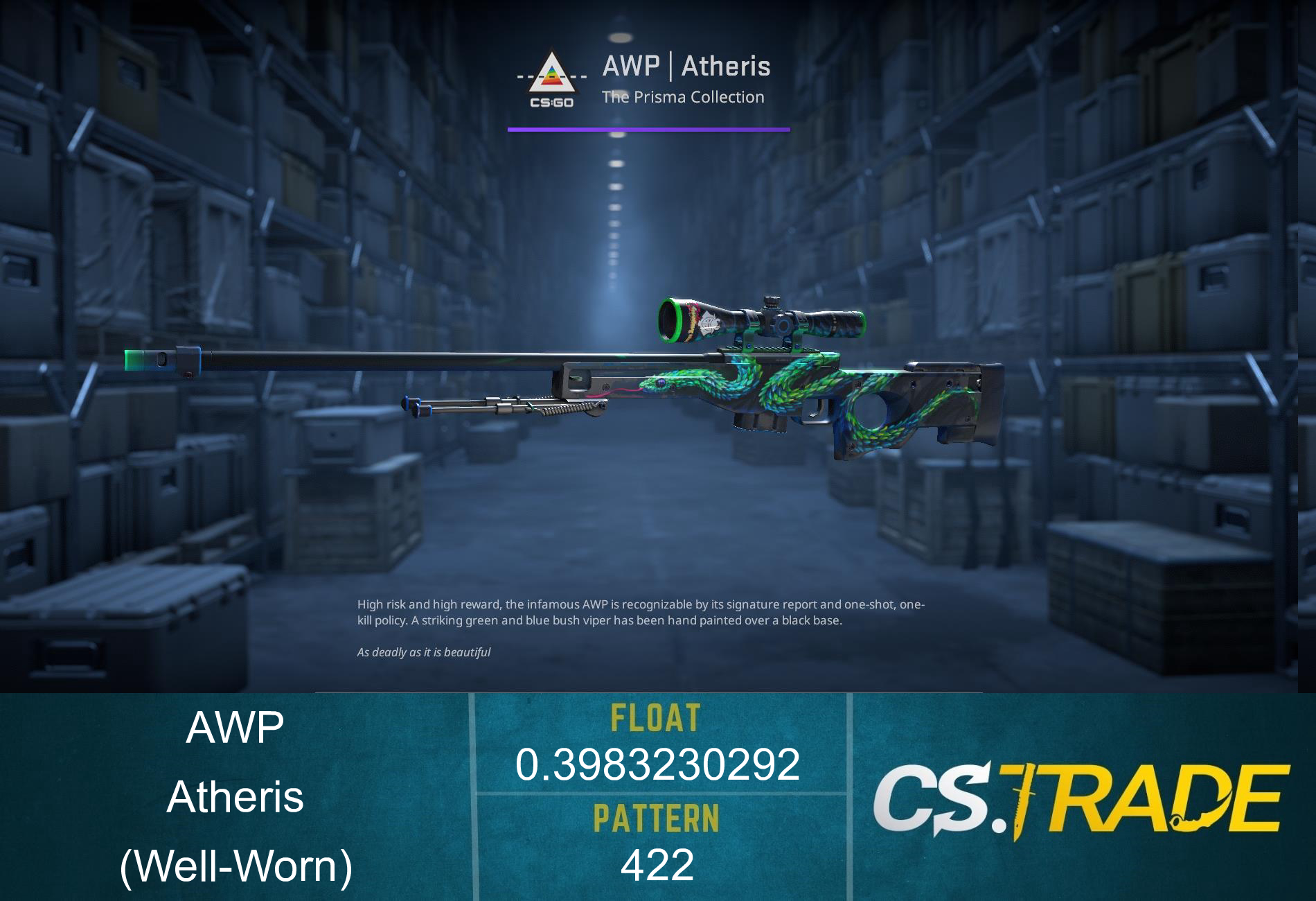 AWP | Atheris (Well-Worn) Screenshot