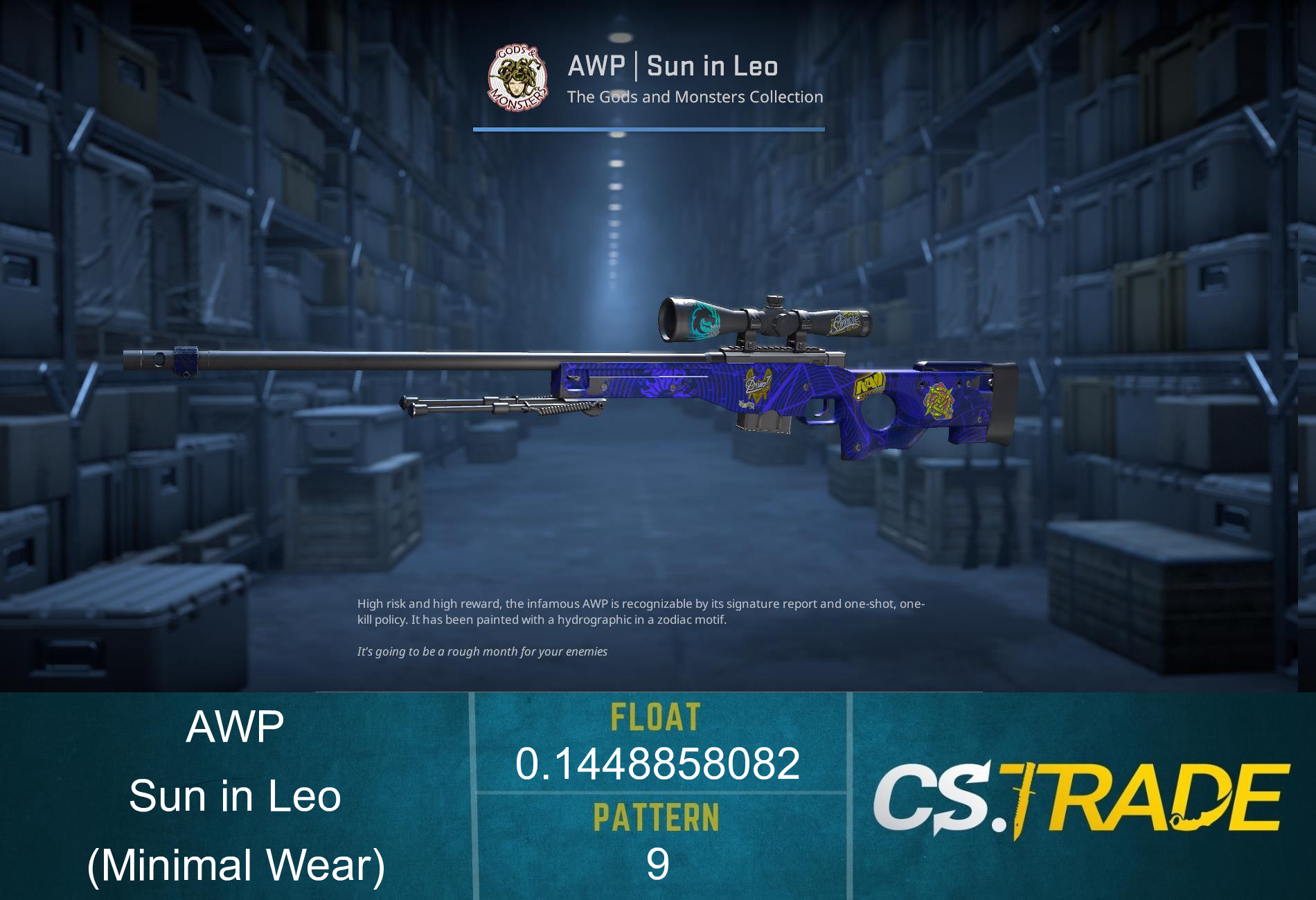 AWP | Sun in Leo (Minimal Wear) Screenshot