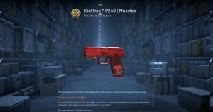 StatTrak™ P250 | Muertos (Minimal Wear) Screenshot