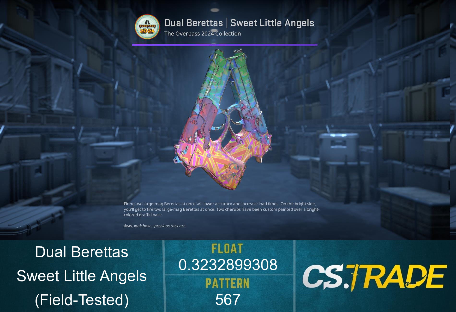 Dual Berettas | Sweet Little Angels (Field-Tested)