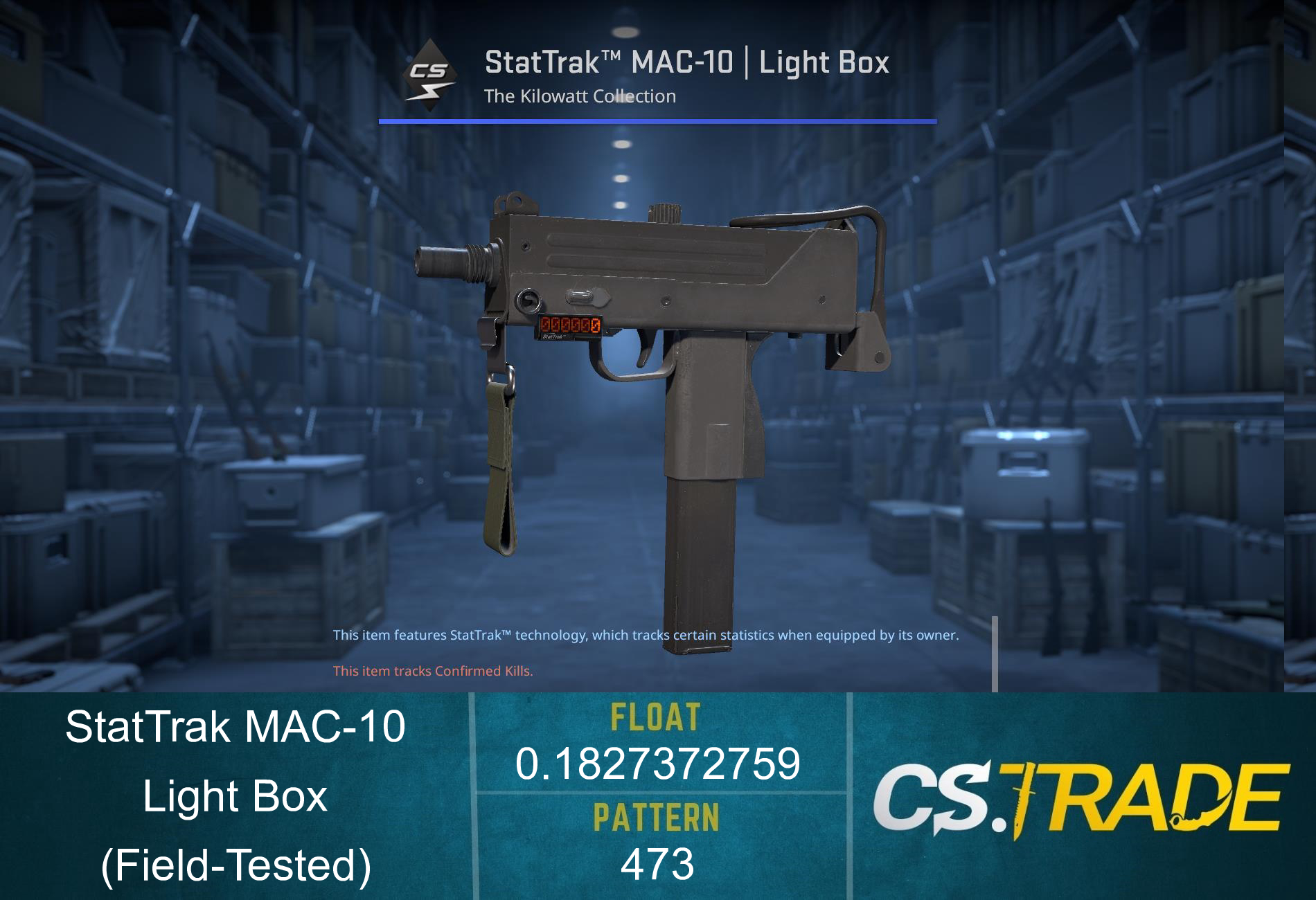 MAC-10 | Light Box (Field-Tested) Screenshot