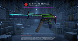 StatTrak™ MP5-SD | Phosphor (Battle-Scarred) Screenshot