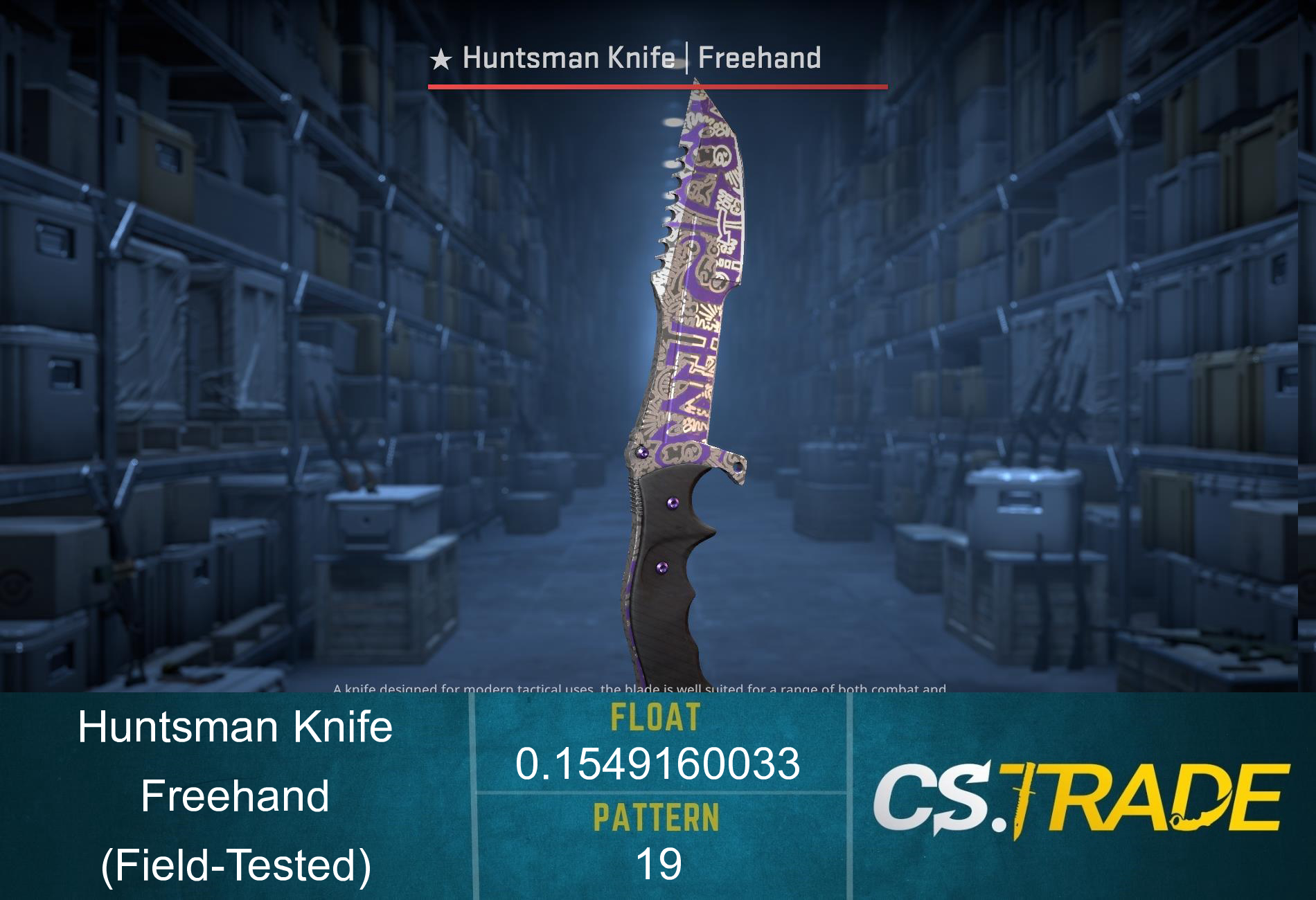 ★ Huntsman Knife | Freehand (Field-Tested) Screenshot