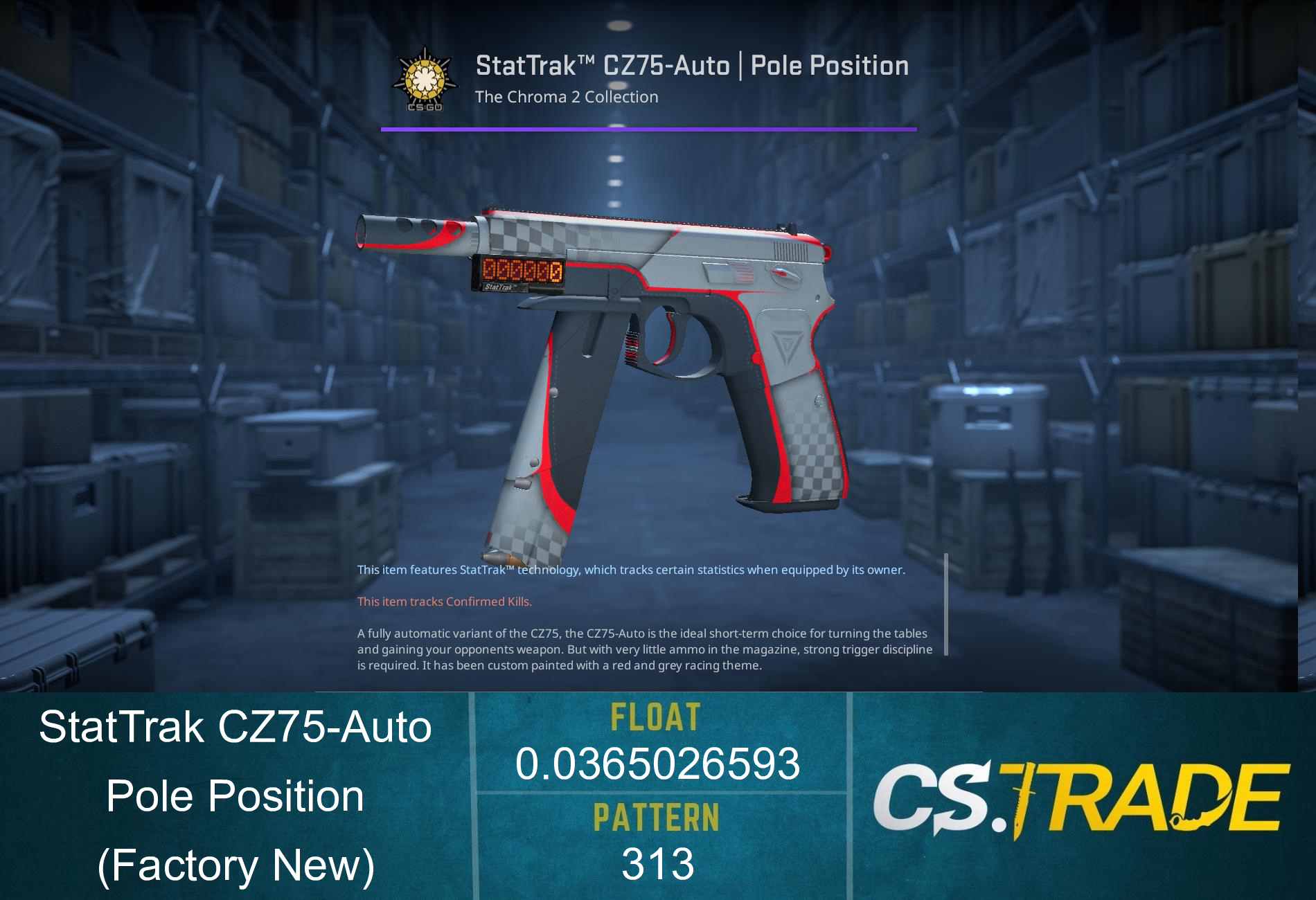 CZ75-Auto | Pole Position (Factory New) Screenshot
