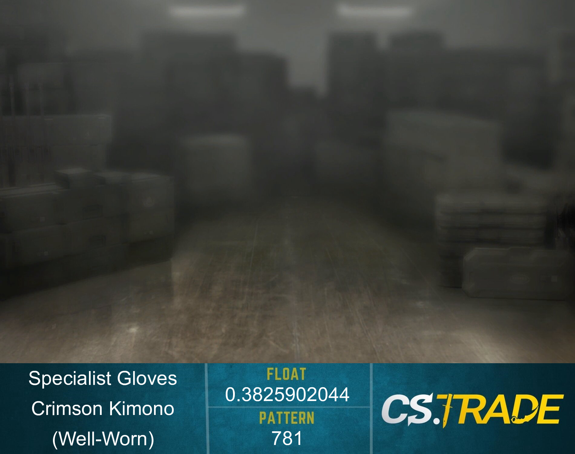★ Specialist Gloves | Crimson Kimono (Well-Worn) Screenshot