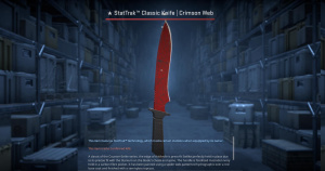 ★ StatTrak™ Classic Knife | Crimson Web (Minimal Wear) Screenshot