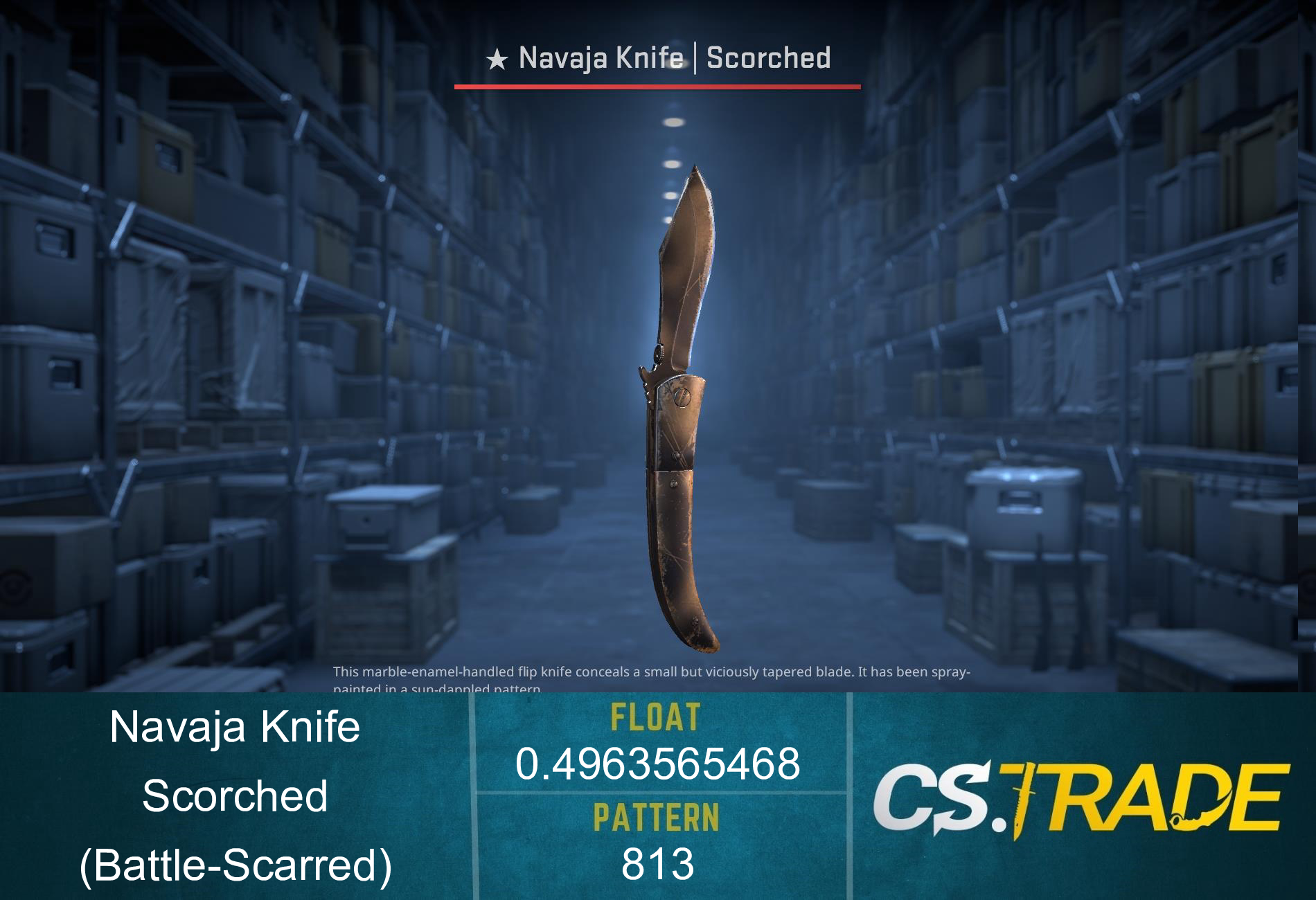 ★ Navaja Knife | Scorched (Battle-Scarred) Screenshot